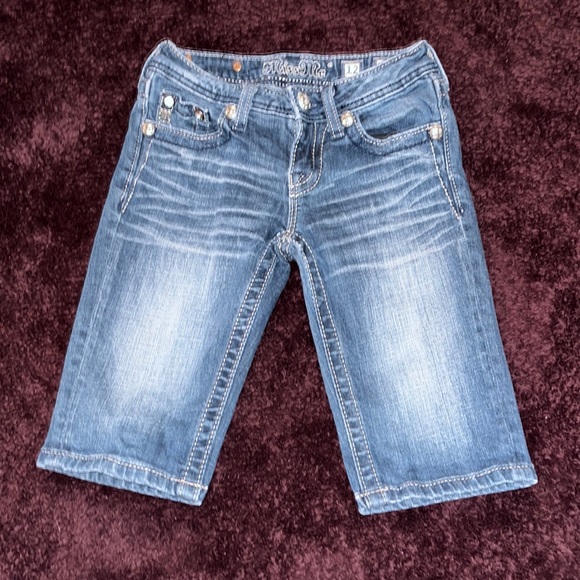 Catherines Plus Size Denim Bermuda Short - Women's Size 16w, Medium
